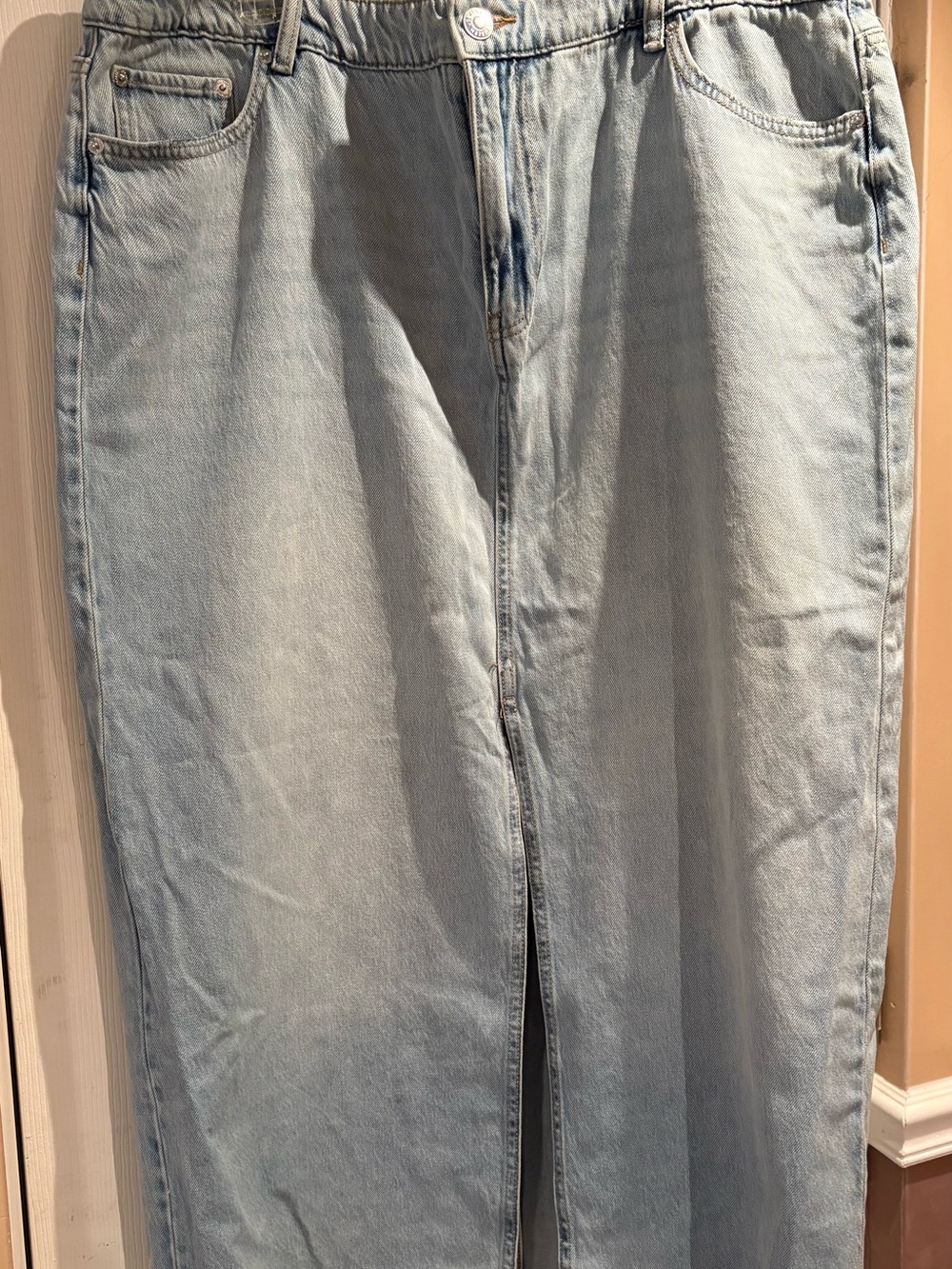 Joe Fresh Light Wash Skirt
